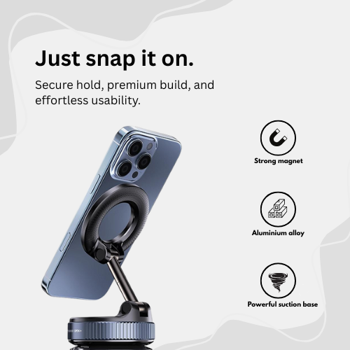 Vacuum Suction Magnetic Phone holder
