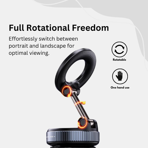 Vacuum Suction Magnetic Phone holder